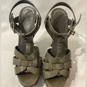 Yves Saint Laurent Taupe Sandals